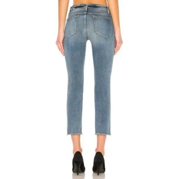 FRAME - ‘'Le High Straight” Raw Hem Jeans - style LHSTRA801 - size 26 - Picture 2 of 14